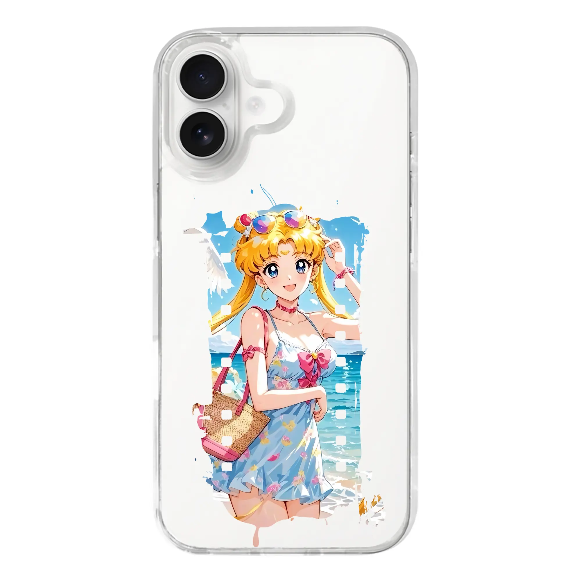 美少女戦士セーラームーン グッズ 月野 うさぎ - iPhone 17シリーズ 透明スマホケース – 薄型・耐衝撃・精密フィット保護カバー